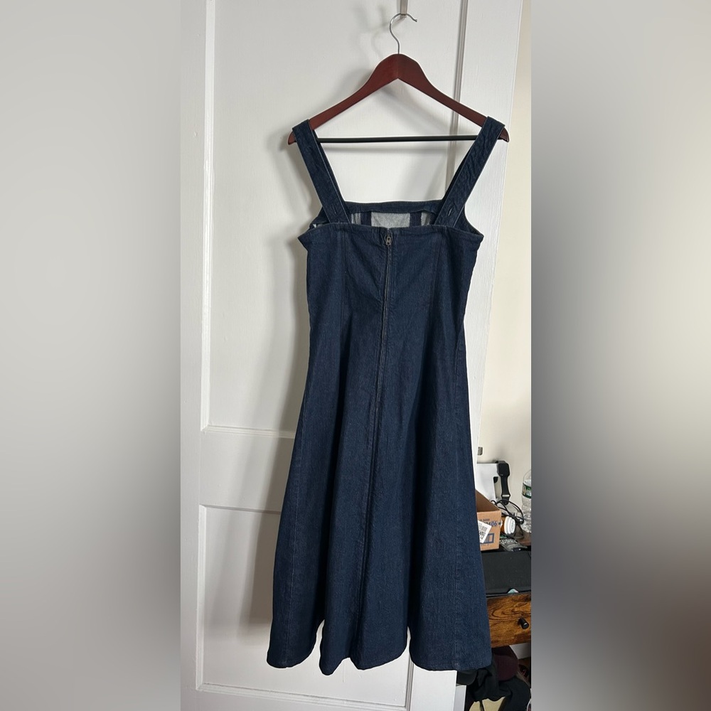 Abercrombie & Fitch Mila Denim Midi Dress - Picture 2 of 7